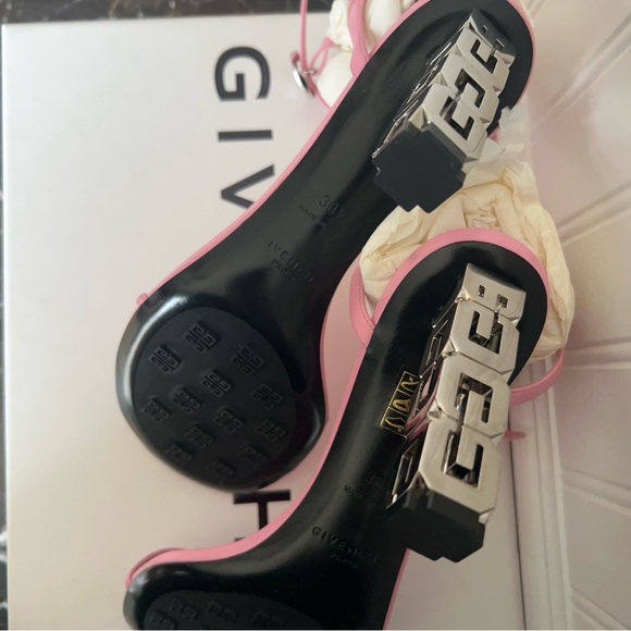 NEW Givenchy G Cube Heeled Sandals sz 38.5 - Picture 6 of 10